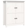 Solid white pine wood sideboard 83x41.5x100 cm by vidaXL, Sideboards - Ref: Foro24-821508, Price: 152,92 €, Discount: %