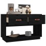 Solid black pine wood TV cabinet 90x40x60 cm by vidaXL, TV Furniture - Ref: Foro24-821526, Price: 94,99 €, Discount: %