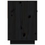 Solid black pine wood TV cabinet 90x40x60 cm by vidaXL, TV Furniture - Ref: Foro24-821526, Price: 94,99 €, Discount: %