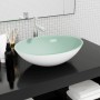 White glass sink 50x37x14 cm by vidaXL, Sinks - Ref: Foro24-345255, Price: 71,99 €, Discount: %