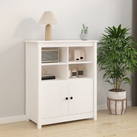 Solid white pine wood sideboard 83x41.5x100 cm by vidaXL, Sideboards - Ref: Foro24-821513, Price: 129,99 €, Discount: %