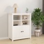 Solid white pine wood sideboard 83x41.5x100 cm by vidaXL, Sideboards - Ref: Foro24-821513, Price: 129,25 €, Discount: %