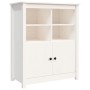 Solid white pine wood sideboard 83x41.5x100 cm by vidaXL, Sideboards - Ref: Foro24-821513, Price: 129,25 €, Discount: %