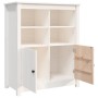 Solid white pine wood sideboard 83x41.5x100 cm by vidaXL, Sideboards - Ref: Foro24-821513, Price: 129,25 €, Discount: %