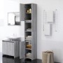 Sonoma gray plywood bathroom cabinet 30x30x183.5 cm by vidaXL, Bathroom furniture - Ref: Foro24-815109, Price: 80,59 €, Disco...