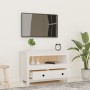 Mueble para TV de madera maciza de pino blanco 79x35x52 cm de vidaXL, Muebles TV - Ref: Foro24-821498, Precio: 94,85 €, Descu...