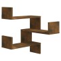 Corner wall shelf smoked oak 40x40x50 cm by vidaXL, Shelves and shelves - Ref: Foro24-815204, Price: 20,59 €, Discount: %