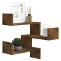 Corner wall shelf smoked oak 40x40x50 cm by vidaXL, Shelves and shelves - Ref: Foro24-815204, Price: 20,59 €, Discount: %