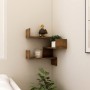 Corner wall shelf smoked oak 40x40x50 cm by vidaXL, Shelves and shelves - Ref: Foro24-815204, Price: 20,59 €, Discount: %