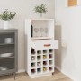 Solid white pine wood wine rack 45x34x100 cm by vidaXL, Wine and liquor cabinets - Ref: Foro24-821533, Price: 136,99 €, Disco...