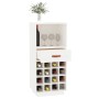 Solid white pine wood wine rack 45x34x100 cm by vidaXL, Wine and liquor cabinets - Ref: Foro24-821533, Price: 136,99 €, Disco...