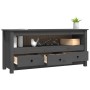 Gray pine solid wood TV cabinet 114x35x52 cm by vidaXL, TV Furniture - Ref: Foro24-821504, Price: 113,26 €, Discount: %