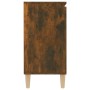 Aparador madera de ingeniería roble ahumado 101x35x70 cm de vidaXL, Aparadores - Ref: Foro24-815162, Precio: 84,74 €, Descuen...