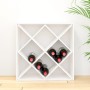 Solid white pine wood wine rack 62x25x62 cm by vidaXL, Wine and liquor cabinets - Ref: Foro24-821543, Price: 90,74 €, Discoun...