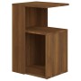 Side table made of brown oak plywood, measuring 36x30x56 cm. by vidaXL, Side tables - Ref: Foro24-815191, Price: 35,63 €, Dis...