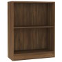 Estantería de madera contrachapada roble marrón 60x24x74,5 cm de vidaXL, Librerías y estanterías - Ref: Foro24-815086, Precio...