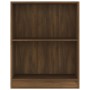 Estantería de madera contrachapada roble marrón 60x24x74,5 cm de vidaXL, Librerías y estanterías - Ref: Foro24-815086, Precio...