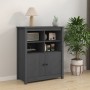 Solid gray pine wood sideboard 83x41.5x100 cm by vidaXL, Sideboards - Ref: Foro24-821514, Price: 148,79 €, Discount: %