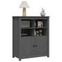 Solid gray pine wood sideboard 83x41.5x100 cm by vidaXL, Sideboards - Ref: Foro24-821514, Price: 148,79 €, Discount: %