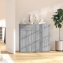 Sonoma gray plywood sideboard 80x36x75 cm by vidaXL, Sideboards - Ref: Foro24-815490, Price: 85,06 €, Discount: %