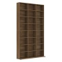 Oak brown plywood CD shelf 102x23x177.5 cm by vidaXL, CD and DVD storage - Ref: Foro24-815092, Price: 102,00 €, Discount: %