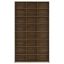 Oak brown plywood CD shelf 102x23x177.5 cm by vidaXL, CD and DVD storage - Ref: Foro24-815092, Price: 102,00 €, Discount: %