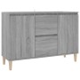 Sonoma gray engineered wood sideboard 101x35x70 cm by vidaXL, Sideboards - Ref: Foro24-815163, Price: 81,98 €, Discount: %