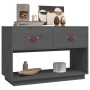 TV cabinet solid gray pine wood 90x40x60 cm by vidaXL, TV Furniture - Ref: Foro24-821524, Price: 102,99 €, Discount: %