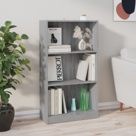 Sonoma-graues Sperrholzregal 60x24x109 cm von vidaXL, Bücherregale und Regale - Ref: Foro24-815088, Preis: 45,24 €, Rabatt: %