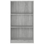 Estantería de madera contrachapada gris Sonoma 60x24x109 cm de vidaXL, Librerías y estanterías - Ref: Foro24-815088, Precio: ...