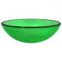 Lavabo de vidrio templado verde 42x14 cm de vidaXL, Lavabos - Ref: Foro24-345264, Precio: 77,99 €, Descuento: %