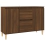 Engineered wood sideboard in brown oak 101x35x70 cm by vidaXL, Sideboards - Ref: Foro24-815164, Price: 83,66 €, Discount: %