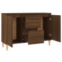 Engineered wood sideboard in brown oak 101x35x70 cm by vidaXL, Sideboards - Ref: Foro24-815164, Price: 83,66 €, Discount: %