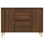 Engineered wood sideboard in brown oak 101x35x70 cm by vidaXL, Sideboards - Ref: Foro24-815164, Price: 83,66 €, Discount: %