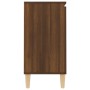 Engineered wood sideboard in brown oak 101x35x70 cm by vidaXL, Sideboards - Ref: Foro24-815164, Price: 83,66 €, Discount: %