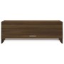 Armario madera contrachapada roble marrón 100x32,5x35 cm de vidaXL, Armarios roperos - Ref: Foro24-815215, Precio: 56,72 €, D...