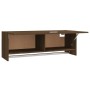 Armario madera contrachapada roble marrón 100x32,5x35 cm de vidaXL, Armarios roperos - Ref: Foro24-815215, Precio: 56,72 €, D...