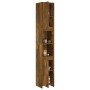 Armario baño madera contrachapada roble ahumado 30x30x183,5cm de vidaXL, Muebles de baño - Ref: Foro24-815108, Precio: 75,32 ...