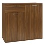 Brown oak plywood sideboard 80x36x75 cm by vidaXL, Sideboards - Ref: Foro24-815491, Price: 75,52 €, Discount: %