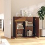 Brown oak plywood sideboard 80x36x75 cm by vidaXL, Sideboards - Ref: Foro24-815491, Price: 75,52 €, Discount: %