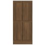 Brown oak plywood shelf 82.5x30.5x185.5 cm by vidaXL, Bookcases and shelves - Ref: Foro24-815116, Price: 145,99 €, Discount: %