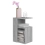 Sonoma gray plywood side table 36x30x56 cm by vidaXL, Side tables - Ref: Foro24-815190, Price: 40,35 €, Discount: %