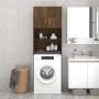 Oak brown washing machine cabinet 64x25.5x190 cm by vidaXL, Accessories for washing machines and dryers - Ref: Foro24-815071,...