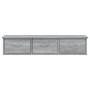 Armario de pared madera de ingeniería gris Sonoma 88x26x18,5 cm de vidaXL, Estantes y estanterías - Ref: Foro24-815082, Preci...