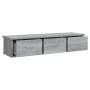 Armario de pared madera de ingeniería gris Sonoma 88x26x18,5 cm de vidaXL, Estantes y estanterías - Ref: Foro24-815082, Preci...