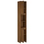 Armario de baño madera contrachapada roble marrón 30x30x183,5cm de vidaXL, Muebles de baño - Ref: Foro24-815110, Precio: 91,3...