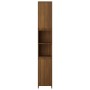 Armario de baño madera contrachapada roble marrón 30x30x183,5cm de vidaXL, Muebles de baño - Ref: Foro24-815110, Precio: 91,3...