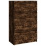 Aparador madera contrachapada color roble ahumado 60x35x98,5 cm de vidaXL, Aparadores - Ref: Foro24-815075, Precio: 100,33 €,...