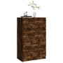 Aparador madera contrachapada color roble ahumado 60x35x98,5 cm de vidaXL, Aparadores - Ref: Foro24-815075, Precio: 100,33 €,...