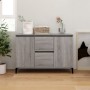 Gray Sonoma plywood sideboard 104x35x70 cm by vidaXL, Sideboards - Ref: Foro24-815166, Price: 108,99 €, Discount: %